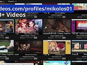 In the game world, a parody adventure unfolds with anime characters.