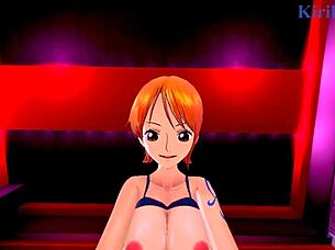 nami gets creampied in one piece pov hentai.