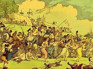 Vintage Drawings Featuring Antique Scenes In Retro Anime And Cartoon Styles