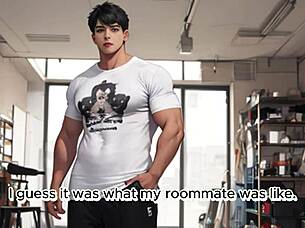 i sucked my roomies straight boyfriends big cock last night, it was so thrilling.