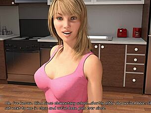 Blonde bombshell seduces gina's friends