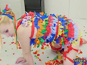 Wacky sweetie taken to anal hole asylum for awkward bdsm treatment