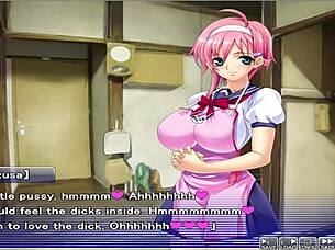 in apartment of love ep 13, characters get drained in anime game