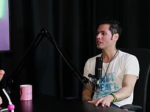 jow jow sheer red in elevator gangbang with crossdressing gays!