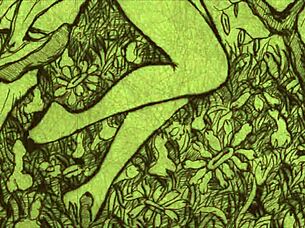 i love this vintage erotic cartoon illustration