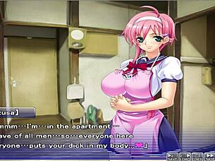 in apartment of love ep 13, characters get drained in anime game