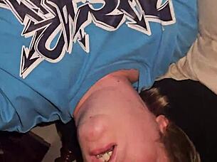 feeling the deep pleasure of a gay blowjob deepthroat