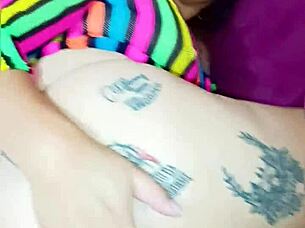 I slip into lingerie in front of my husband's friend, and he just can't hold back.