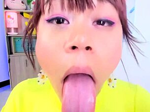 lila jordan brushes teeth with saliva spitting fetish