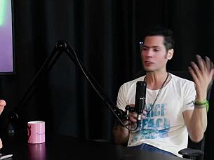 jow jow sheer red in elevator gangbang with crossdressing gays!