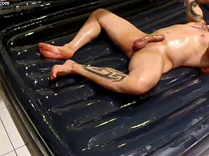 veruca james gives sensual oil massage