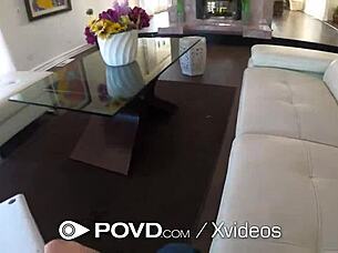 Step sis blackmails step bro watching porn