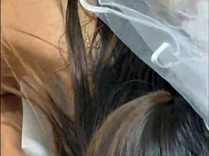 Honeymoon couple enjoys intimate missionary moments