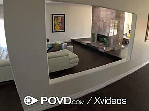 Step sis blackmails step bro watching porn