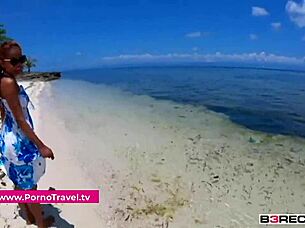 Chubby mom engages in milking activity with gloves