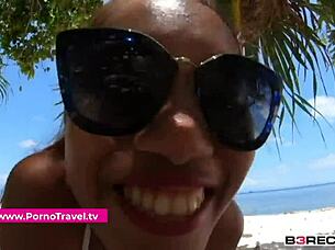 Chubby mom engages in milking activity with gloves