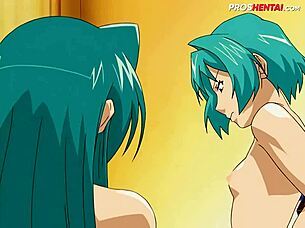 Ever tried twin hentai with uncensored lesbian action?