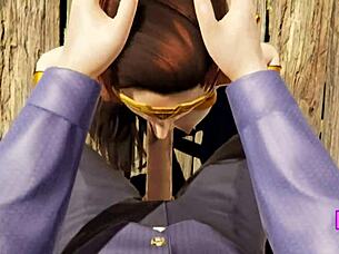 Wonder Woman rewards Clark with her sexy body 😏