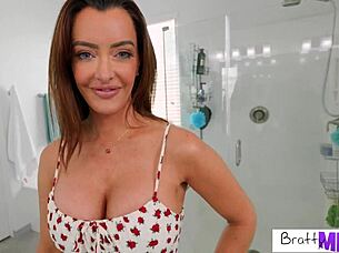 Stepmilf linzee ryder trades car for stepson's dick in sexual frustration.