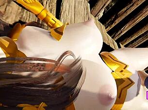 Wonder Woman rewards Clark with her sexy body 😏