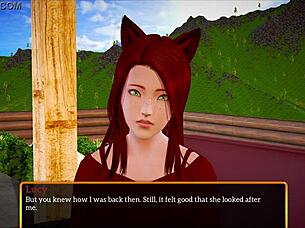 Aventure familiale taboue dans monde jeu anime