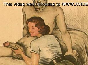 I can’t hide my secret life in this vintage erotic anime.