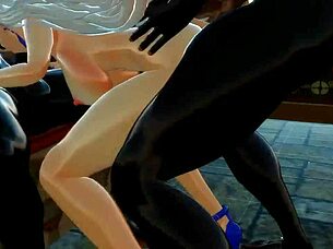 Candace, take that double penetration like a champ!