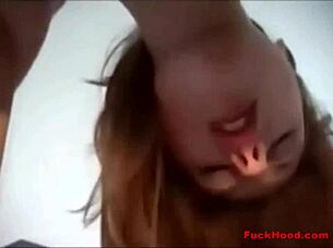 i got this amazing tits redhead teen 18+ amateur sextape with hairless pussy close up doggystyle hardcore boobs