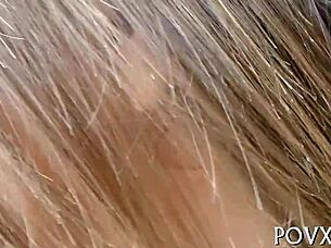 Chick's muff play makes man crave more