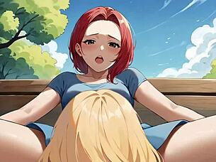 does this 12 inch monster dick creampie those teen blondes and redheads in the public park?