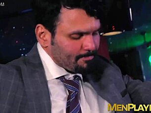 Classy Businessmen Receive Wet Blowjobs And Rough Assfucking