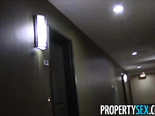 Young 18+ Real Estate Agent With Big Natural Tits Gets Homemade Fuck!