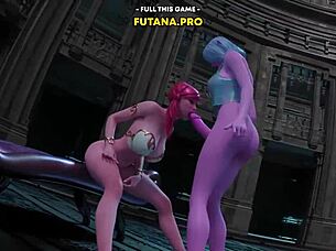 3D cartoon of big-cocked elf girl's secret sex life