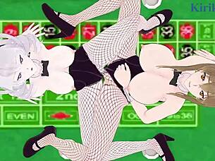 i's watchin' kusuha and cagalli's intense lesbian play