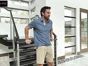 ginger slut samantha reigns gets her cunt ready for her dates cock, small 18+ tits romantic tight pussy doggystyle bent over.