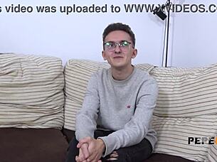 Watch Luana devour that nervous rookie's big cock?