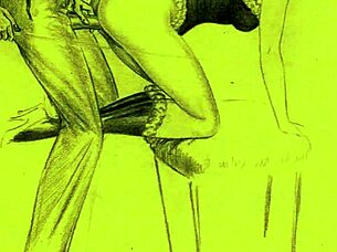 Vintage erotic anime drawings.