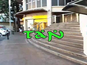 Thai amateur delight gets a wild facial after fun