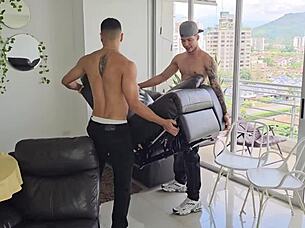 stepbrothers help with move, get horny, taste my pink pussy - molly smith part 1