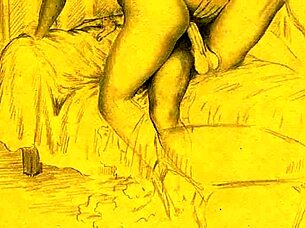 Vintage erotic anime drawings.