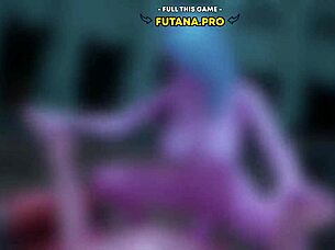 3D cartoon of big-cocked elf girl's secret sex life