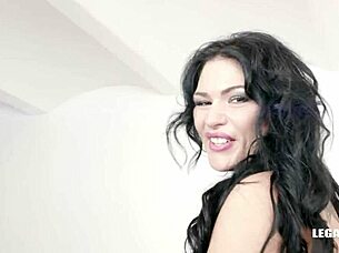 Melisa Cox says, 'I'm enjoying these rough black cocks so much.'