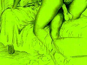 Vintage erotic anime drawings.