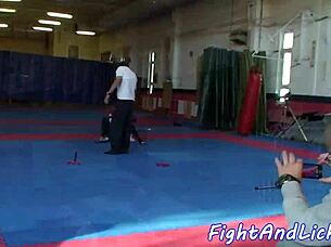 I lick her ass in spandex