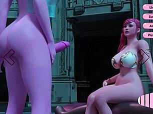 3D cartoon of big-cocked elf girl's secret sex life