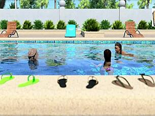 A Wife And Stepmother In 3D Hentai?