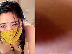 Check out this Indian celebrity's leaked porn video. She gets fucked hard by her partner at home, moaning in orgasm.