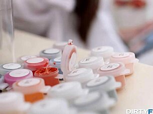 Dirty Flix Shock! Art Student Courtesan Nata Paradise Fucked Hard In European Doggy Style!