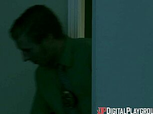 The natural tits of Digitalplayground's City of Angels scene 2 are to die for