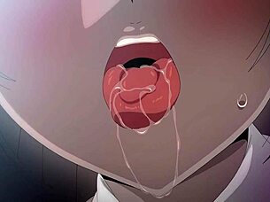 Karin parodies Totoro in Blue Archive with big tits exposed